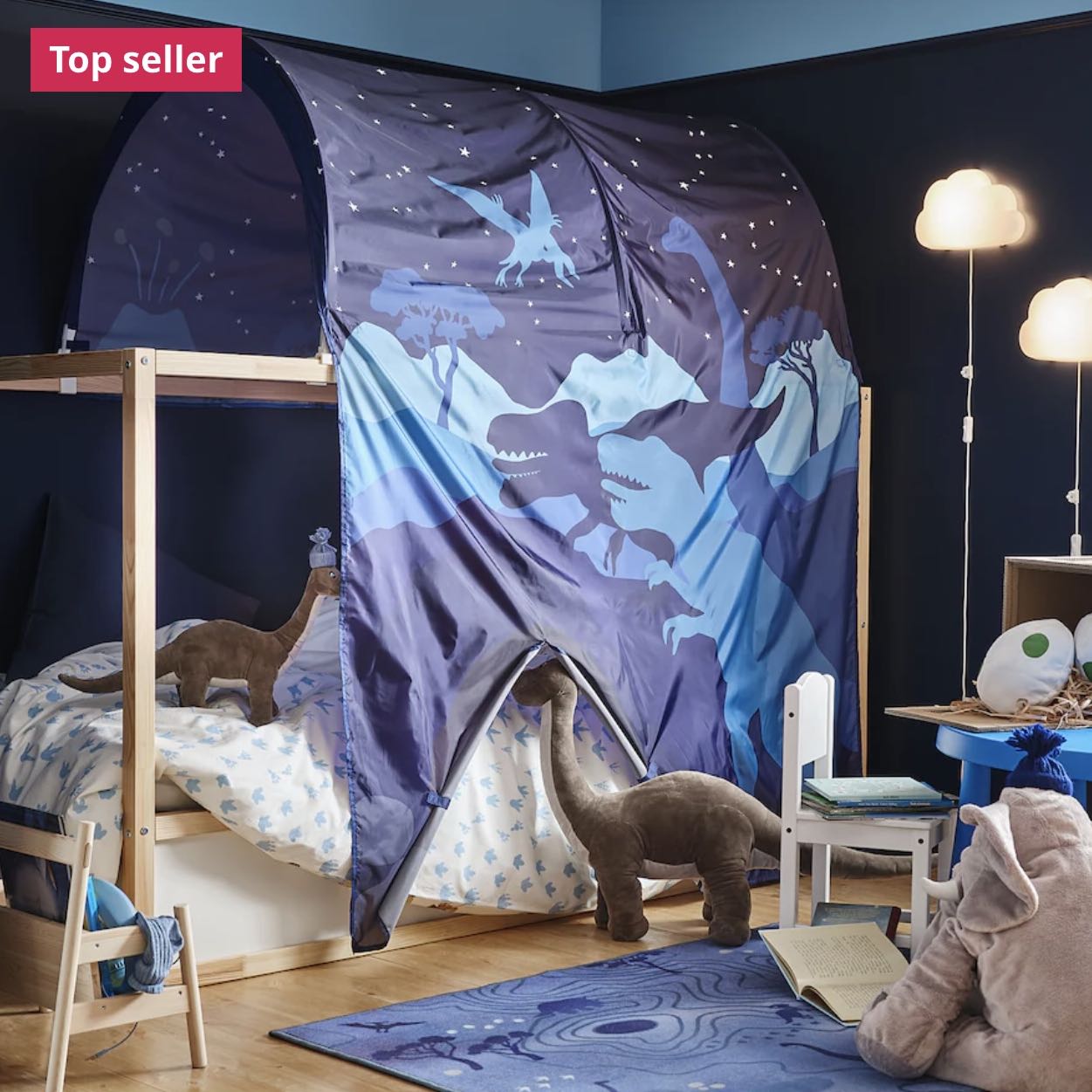 IKEA KURA Bed Tent (Dinosaur), Babies & Kids, Baby Nursery & Kids ...