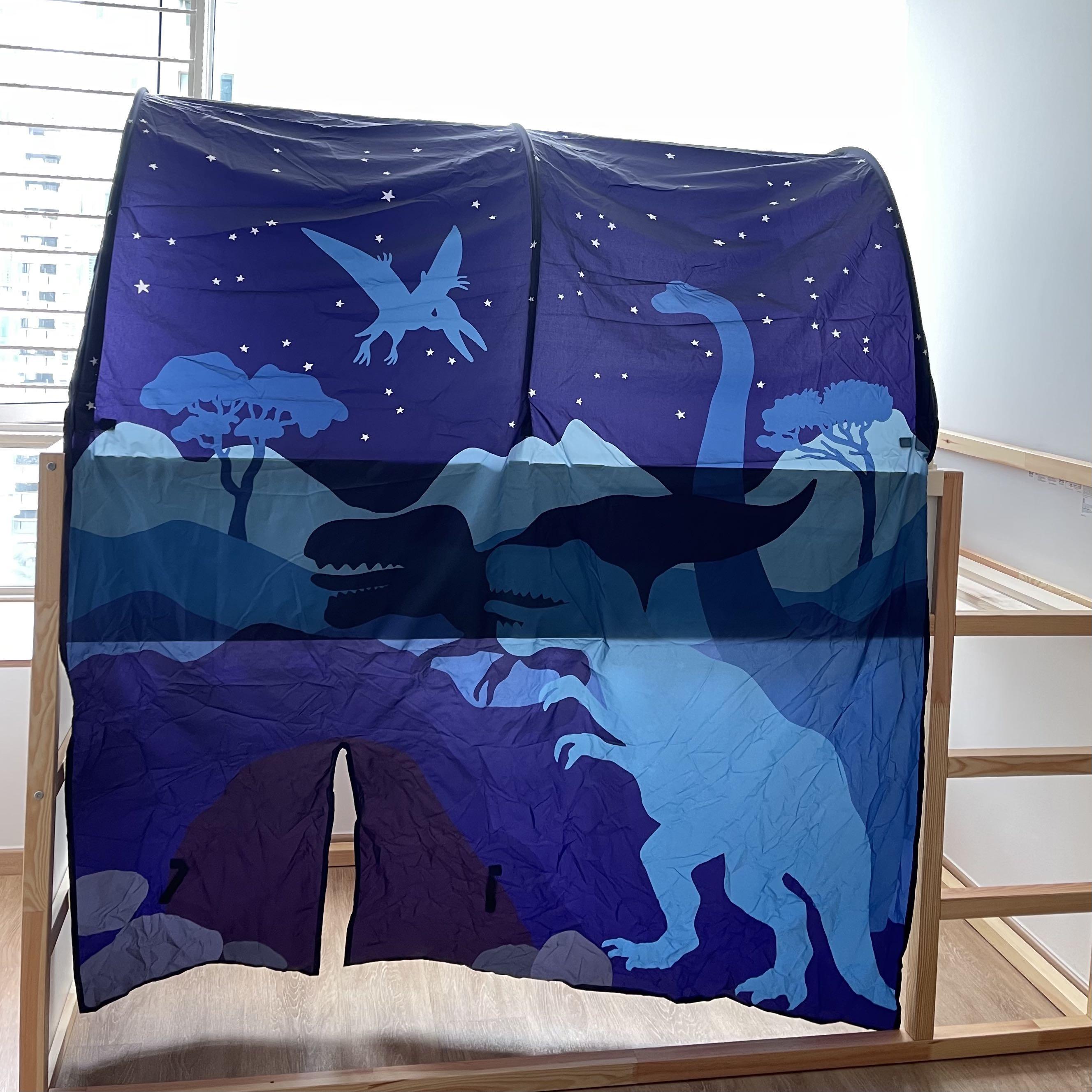 IKEA KURA Bed Tent (Dinosaur), Babies & Kids, Baby Nursery & Kids ...