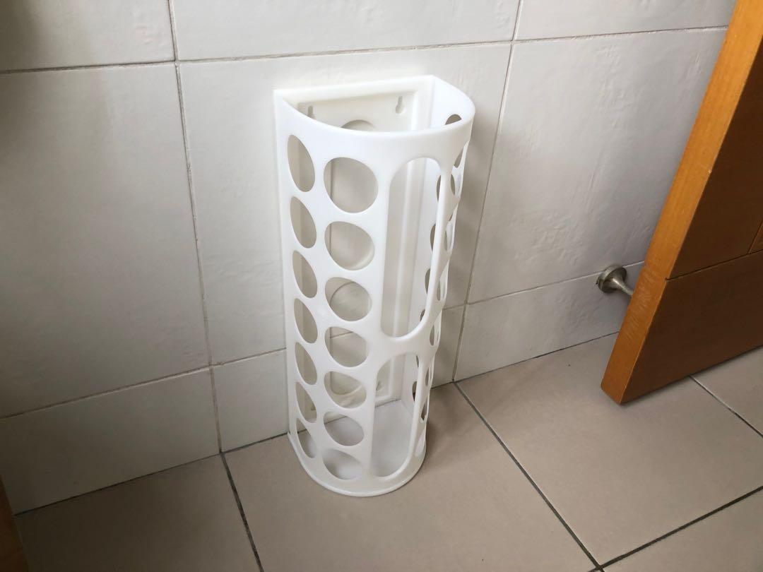 IKEA plastic bag holder, Furniture & Home Living, Home Improvement