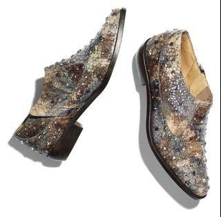 Jimmy Choo x H&M studded crocodile brogues, EU38