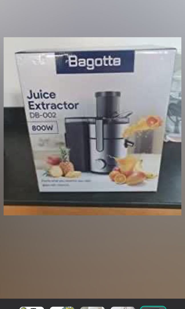 Juice extractor DB002, TV & Home Appliances, Kitchen Appliances