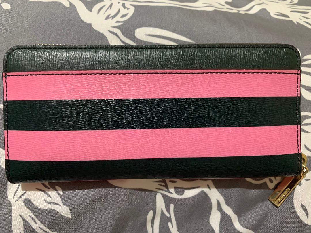Kate Spade Sylvia Stripe Slim Continental Wallet Women s Fashion