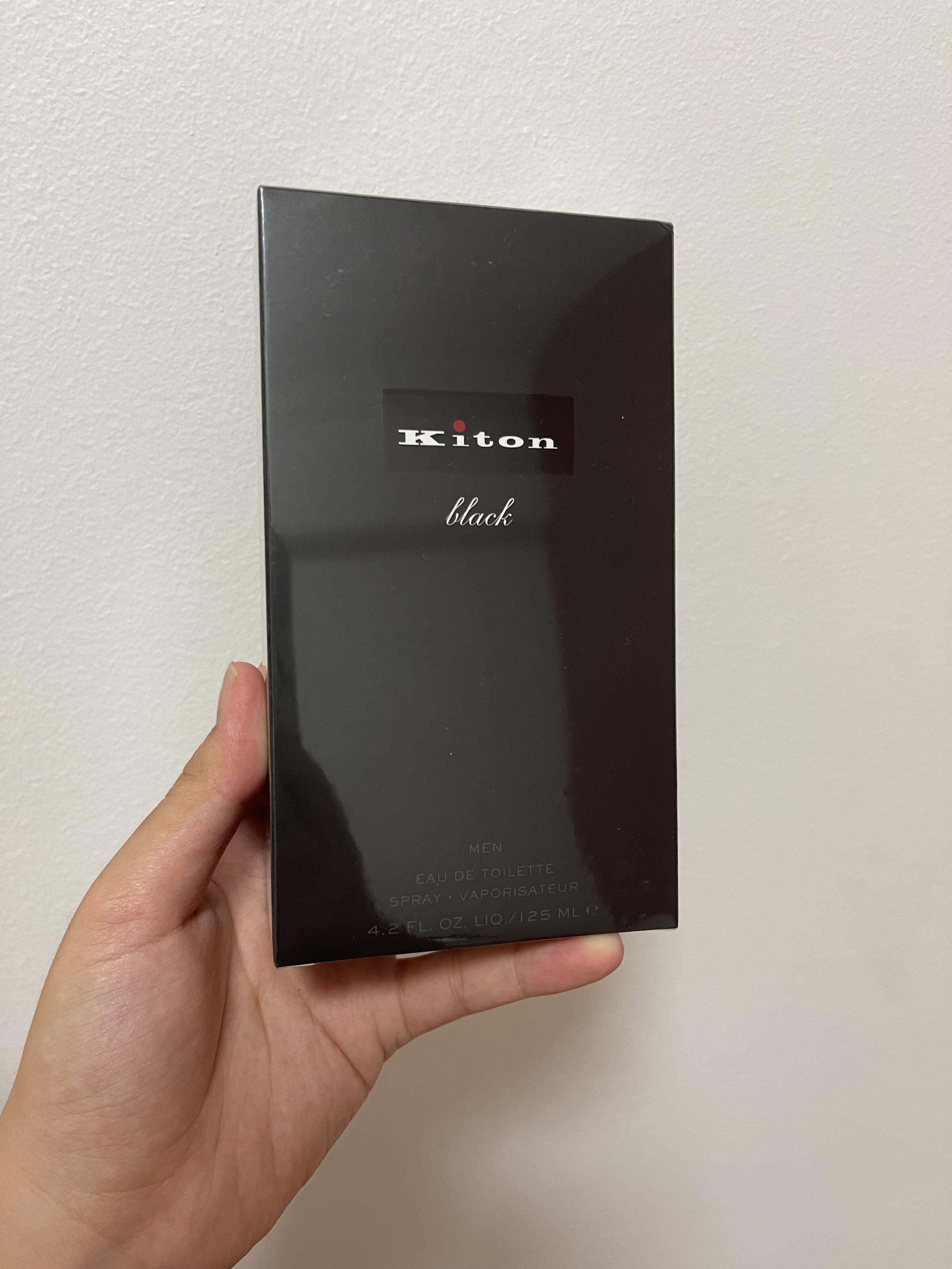 Kiton black men's 2025 cologne