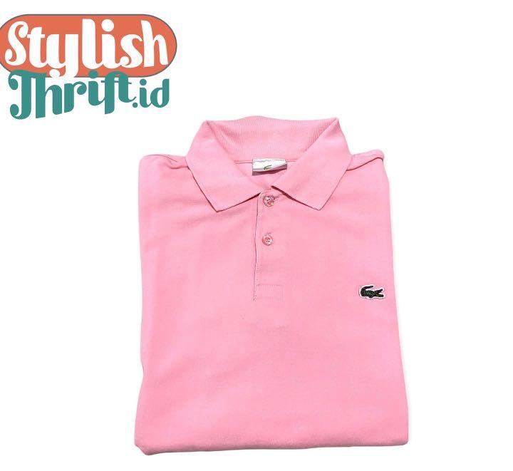 Polo lacoste pink hotsell