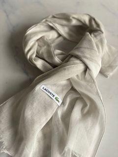 Lacoste Two-Tone Printed Scarf