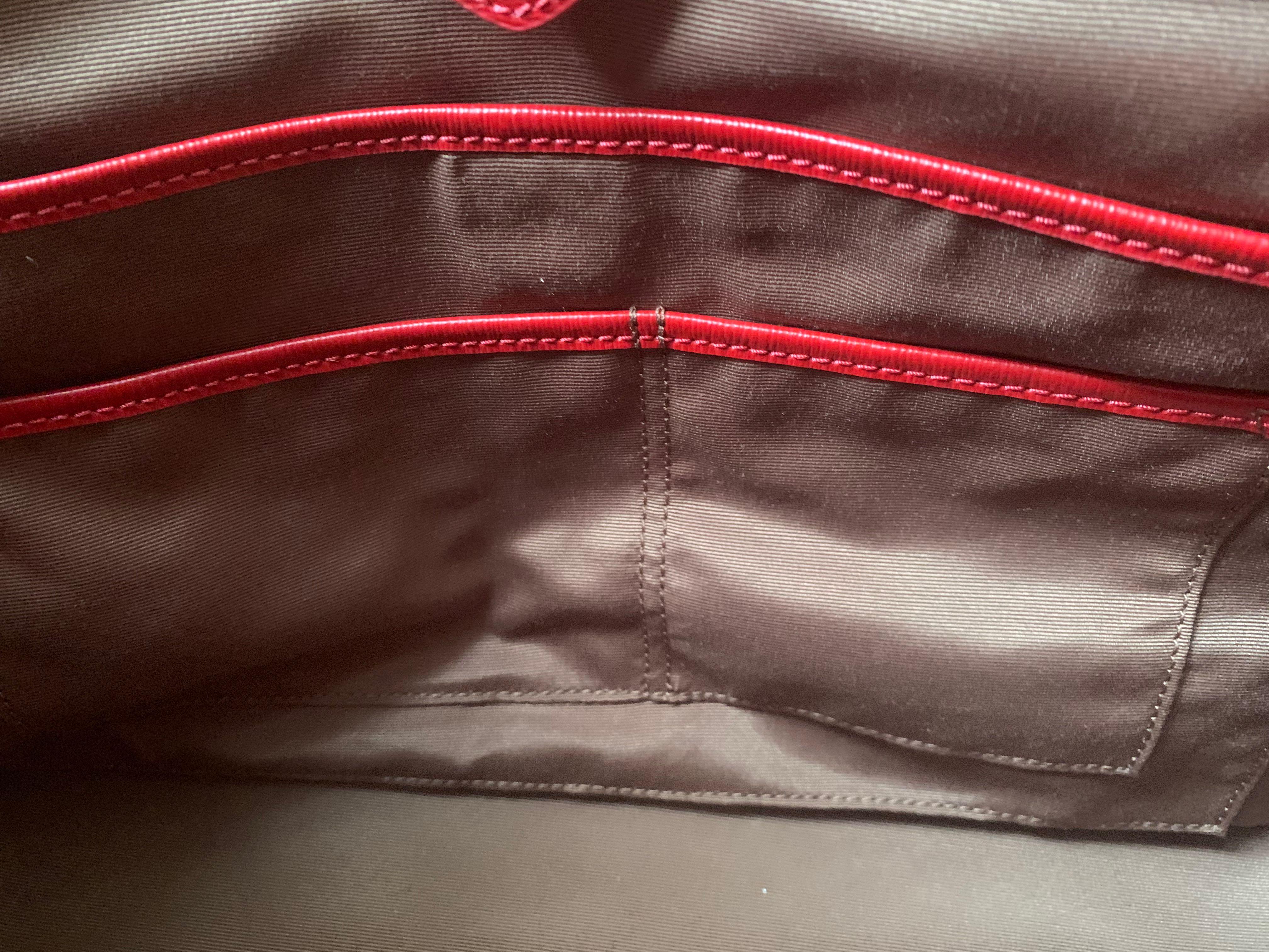 Lauren Ralph Lauren Newbury Double Zip Satchel Red