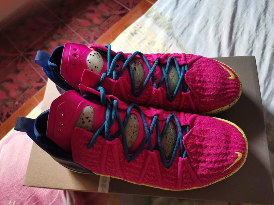Lebron 18 Pink Prime LA by Night Men s Fashion Footwear
