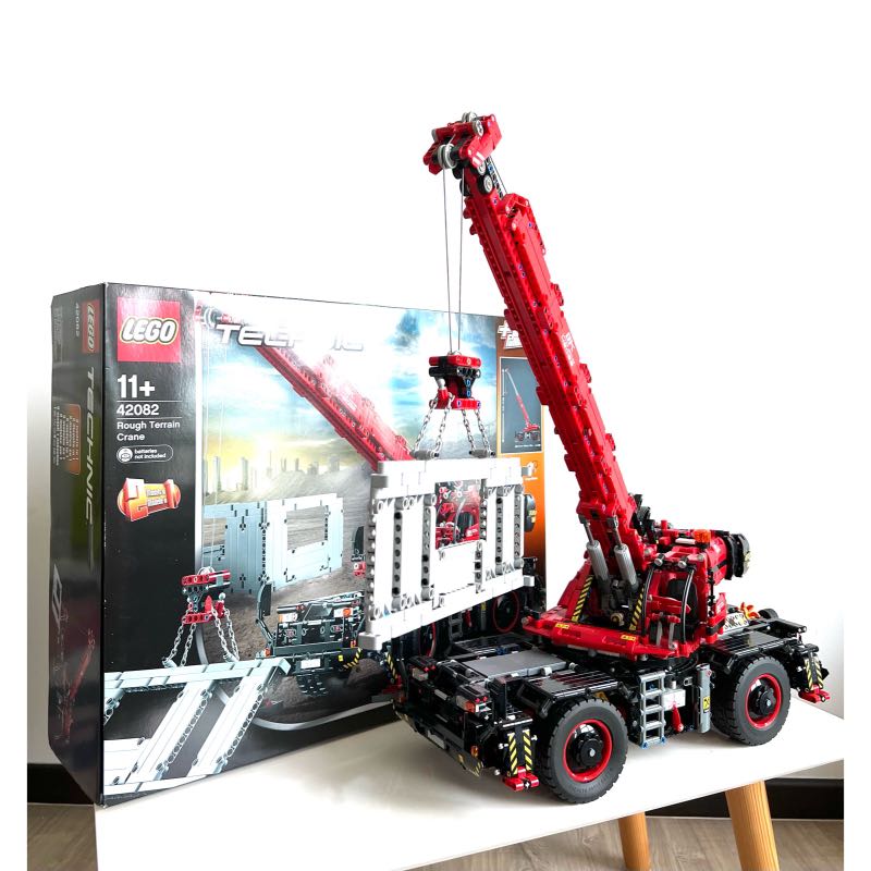 Lego Technic 42082 Rough Terrain Crane Assembled Hobbies Toys