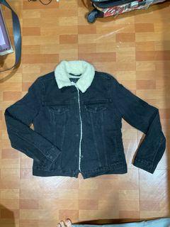 全新Levi’s 刷舊黑夾克牛仔外套