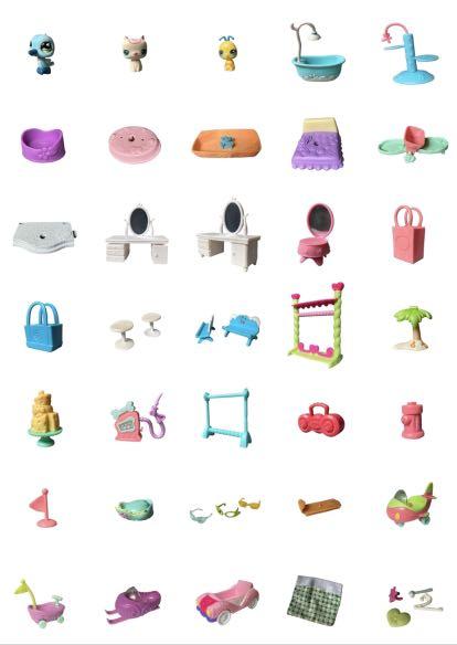 Littlest Pet Shop LPS Pets Accessories Furniture
