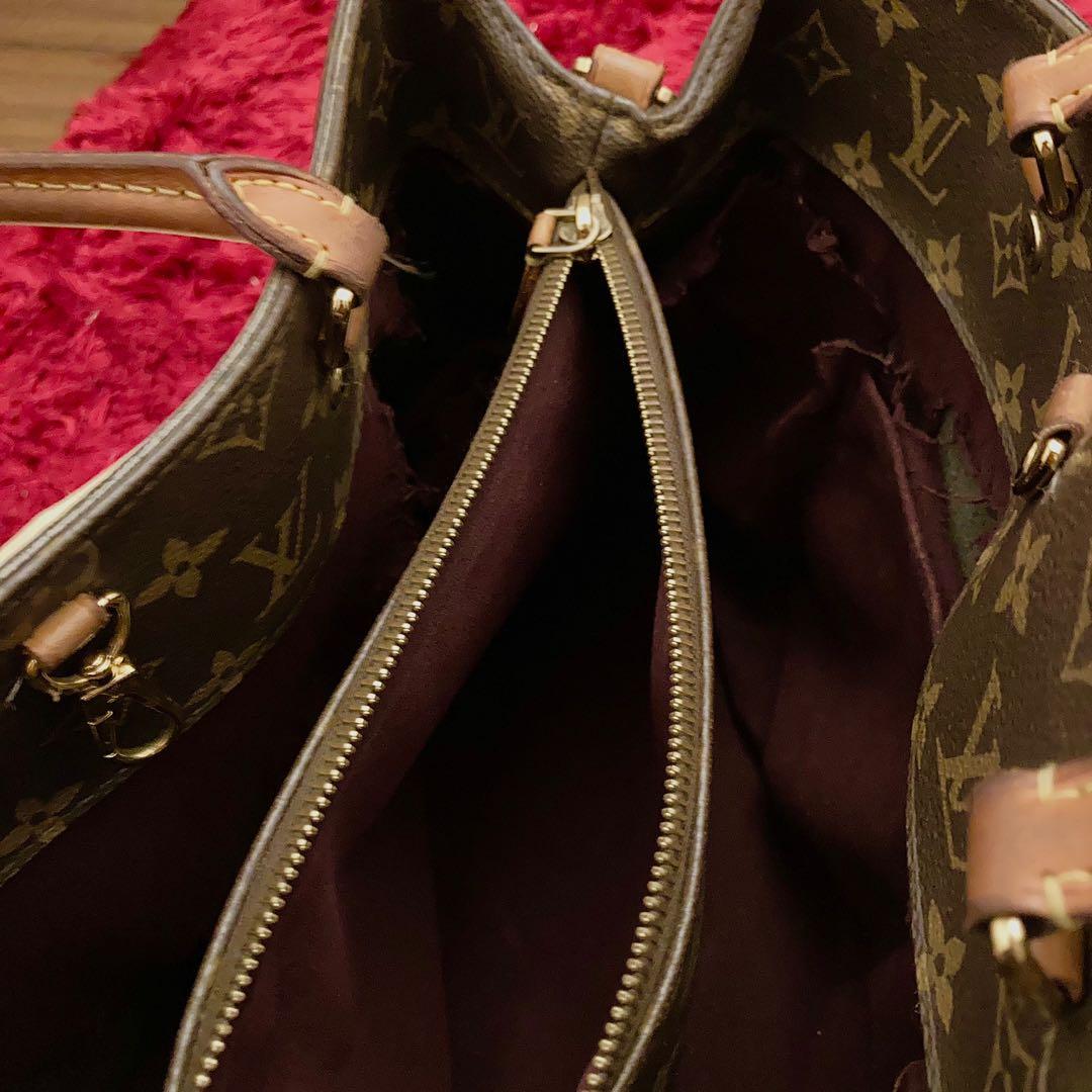 Original Louis Vuitton LV Montaigne GM Canvas Handbag with Strap