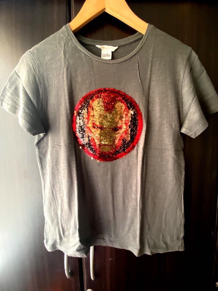 MANGO KIDS IRONMAN TEE (INTERACTIVE) (Category: Babies & Kids Fashion) located in Bacolod City. Submitted by rcmmesa (Listing ID 1132408881, Image 2). Description: 100% Authentic RFS: Outgrown Good as new! Hardly worn! Size: 11-12 years old Bought for 1890 at Mango- SM Mall of Asia.