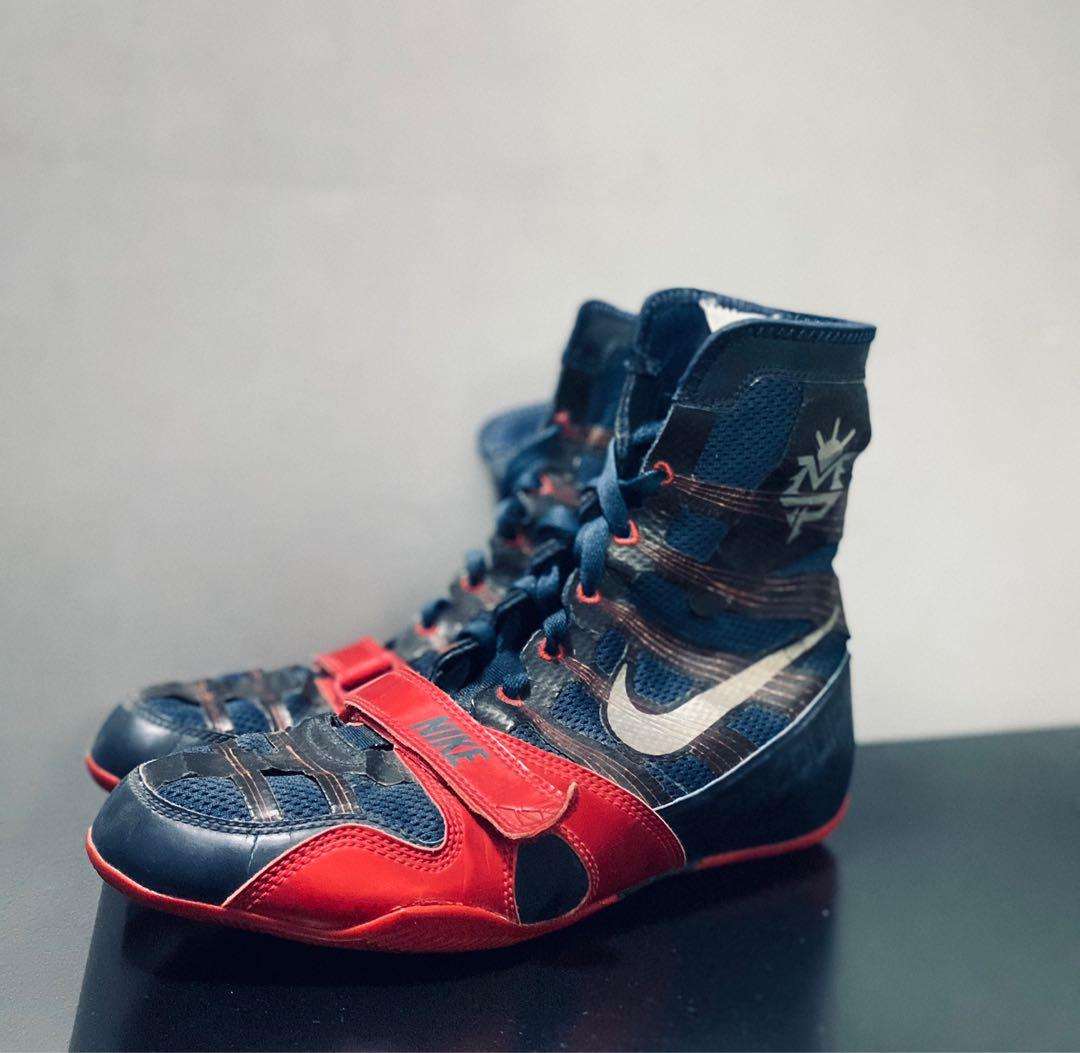 Manny Pacquiao Nike Hyperko boxing shoes, Sports Equipment, Other Sports  Equipment and Supplies on Carousell