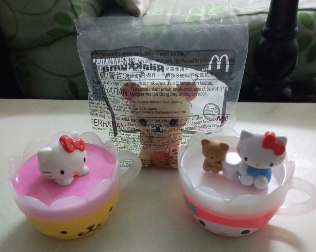 Mc Donalds Hello Kitty Tea Set, Hobbies & Toys, Collectibles