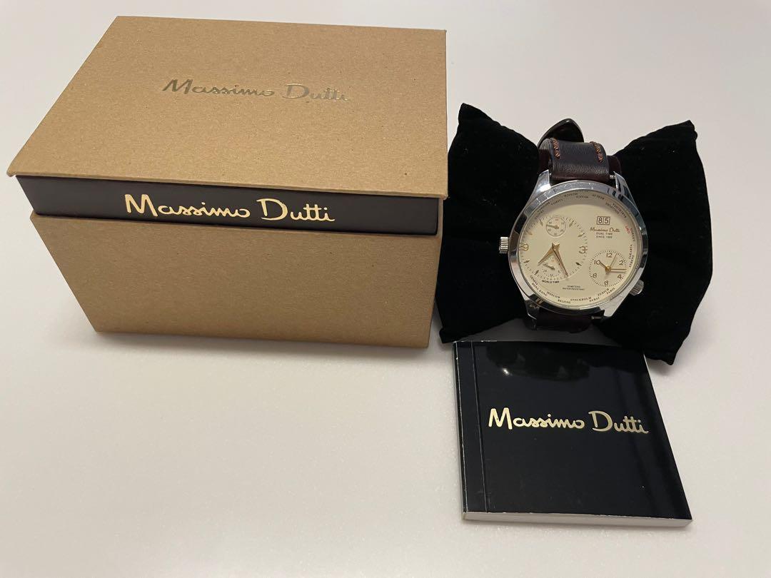 Massimo dutti clearance dual time watch