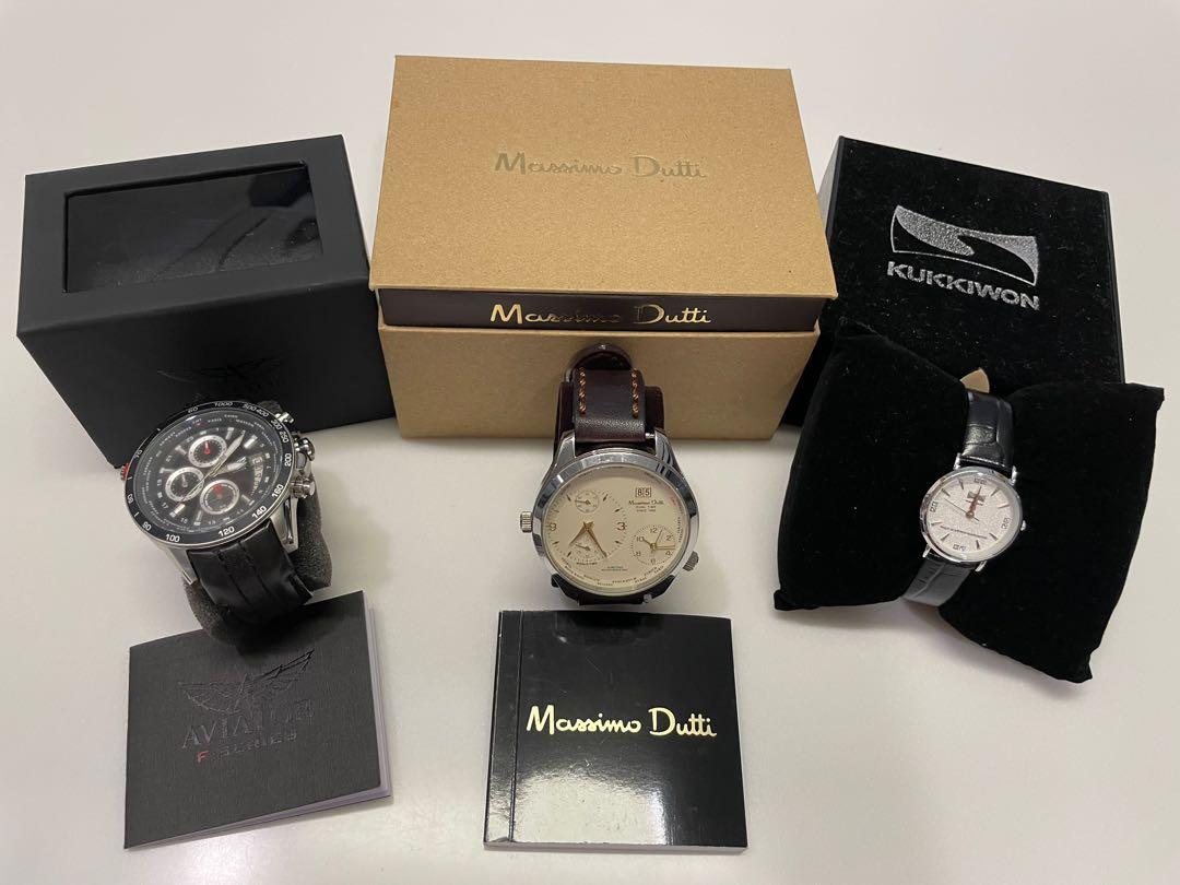 Massimo dutti online dual time watch