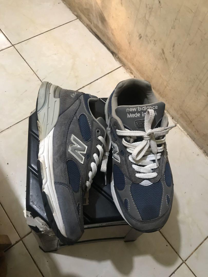 New Balance 993 USA V1 Navy, Fesyen 