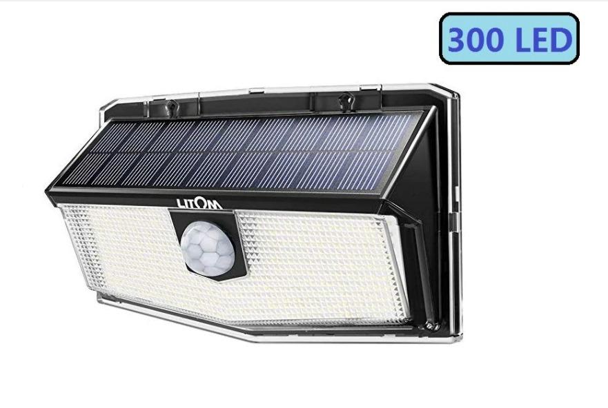 Litom 300 led solar sale lights