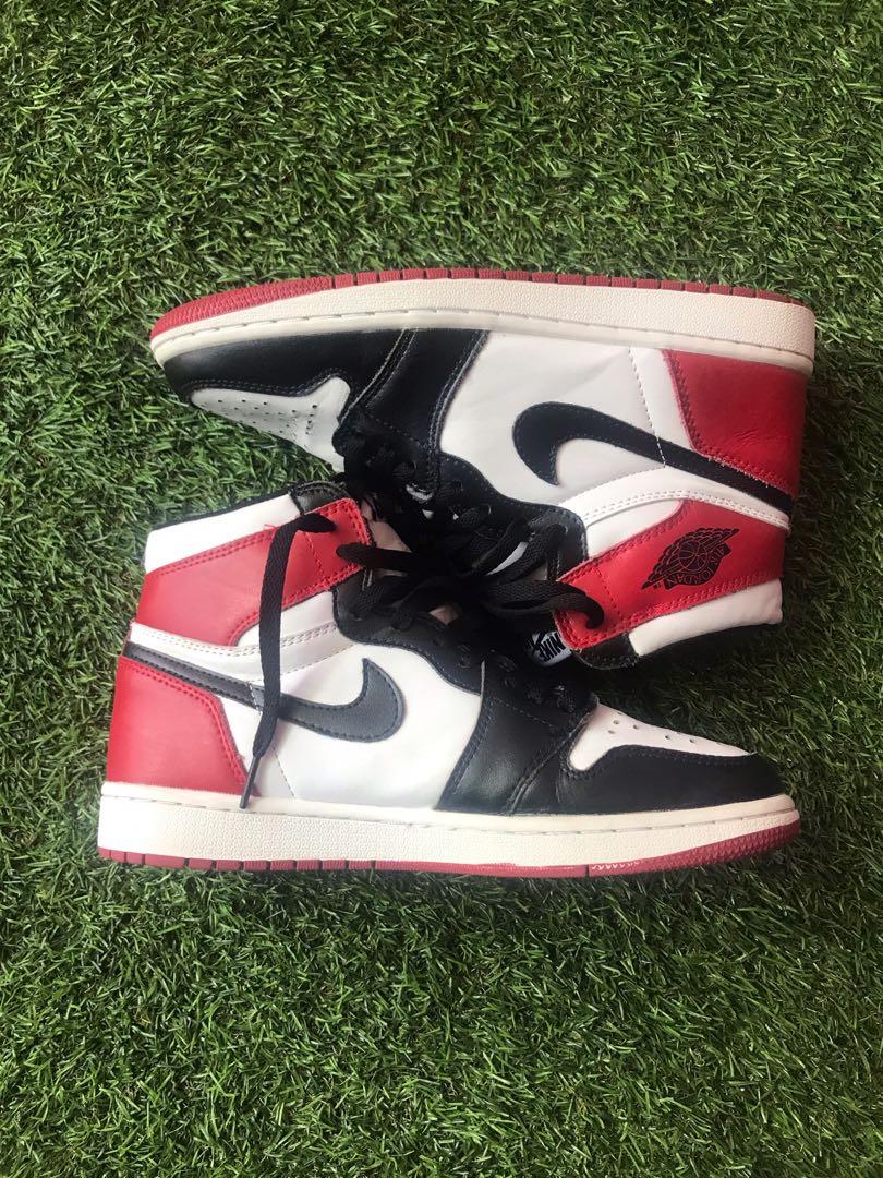 aj1 retro high og black white