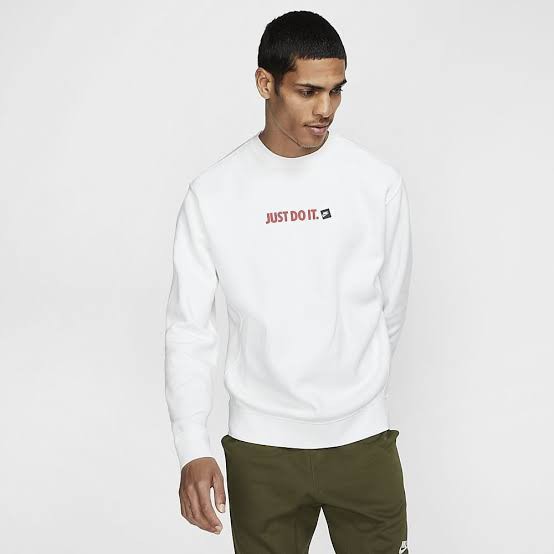 Nike JDI box logo crewneck, Men's 