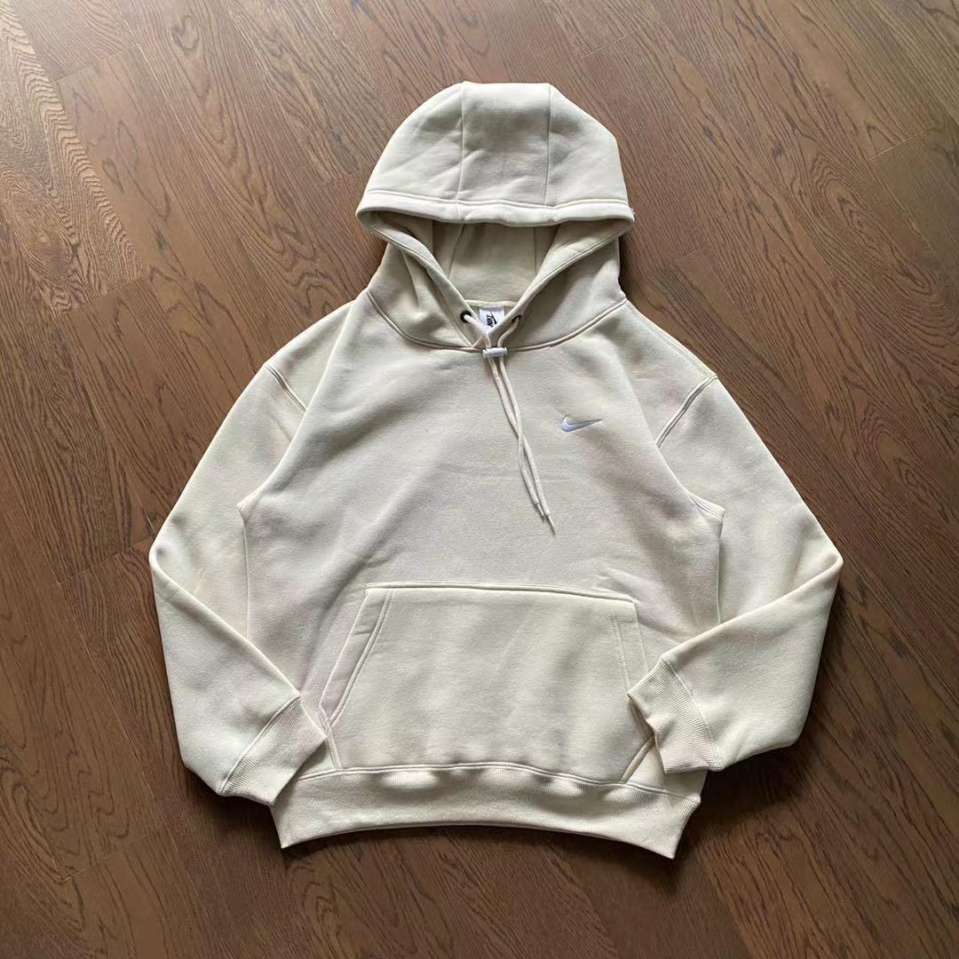 Nike cream clearance mini swoosh sweatshirt