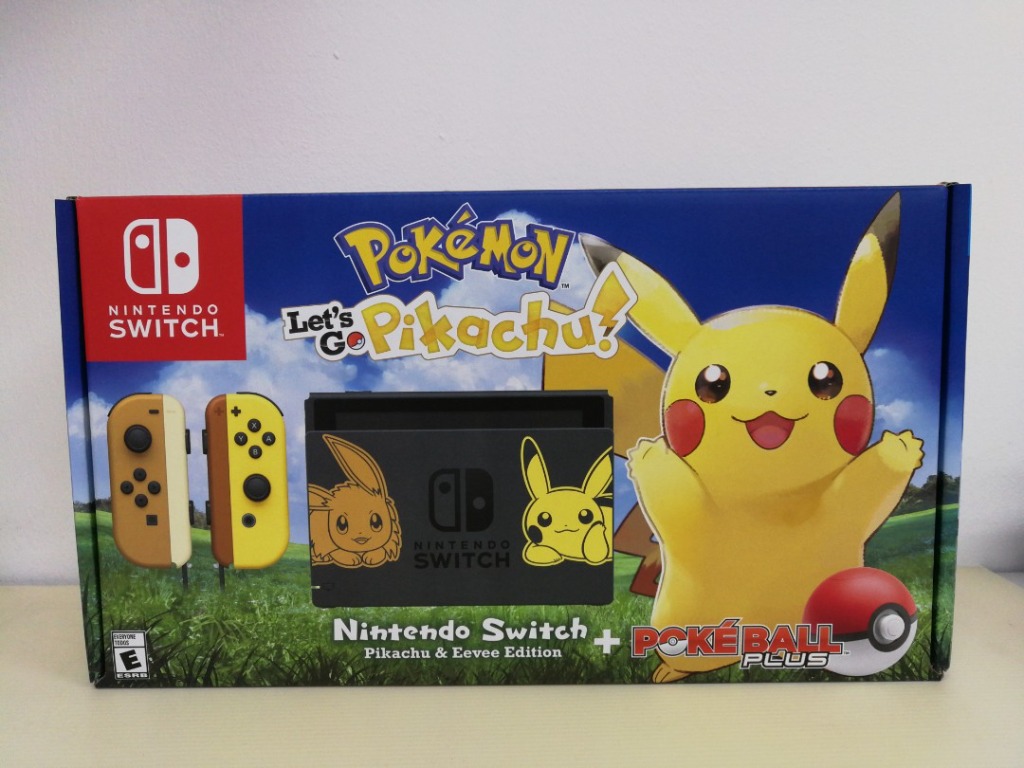 Nintendo Switch Pokemon Let S Go Pikachu Console 300 Video Gaming Video Game Consoles Nintendo On Carousell
