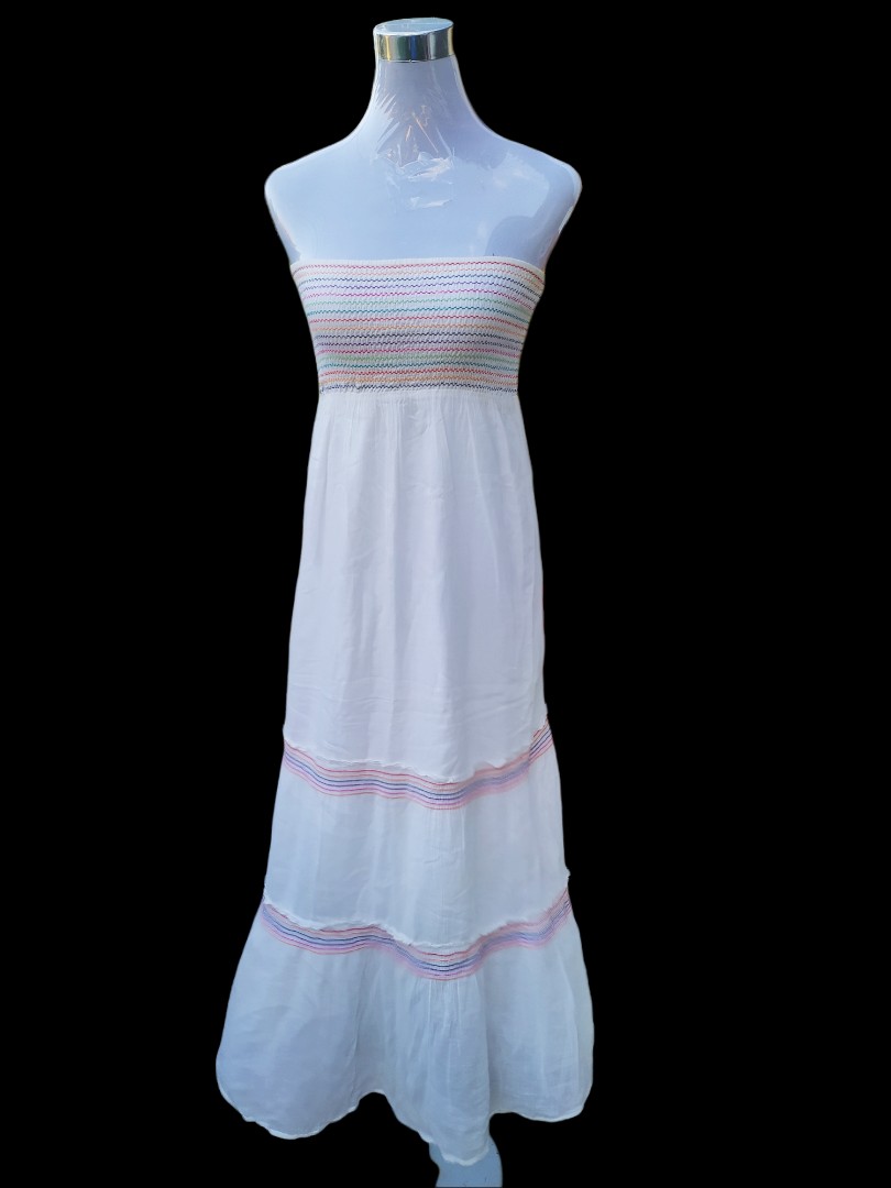 old navy strapless maxi dress