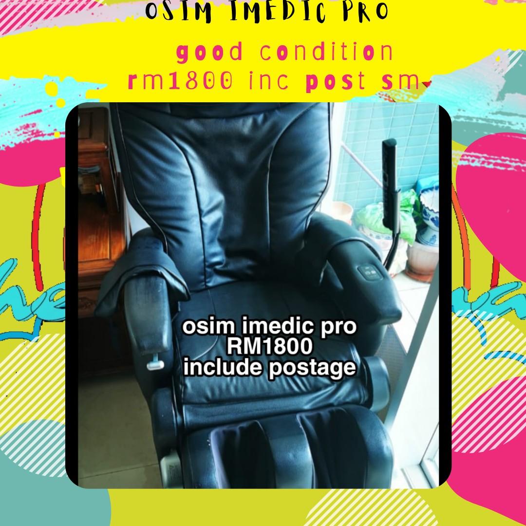 osim imedic massage chair, Furniture & Home Living, Furniture, Chairs on Carousell