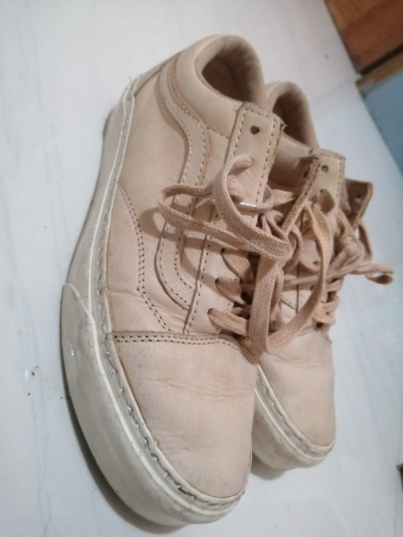 Pleather vans on sale