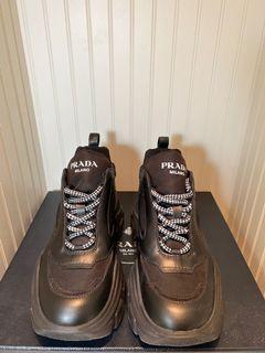 Prada Nylon Nevada Black boots size US7.  Excellent condition like new in box.