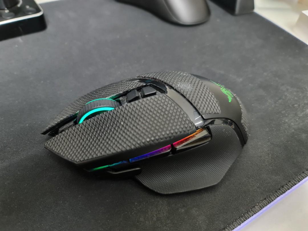 Razer Basilisk Ultimate Gaming Mouse with Razer grip tape