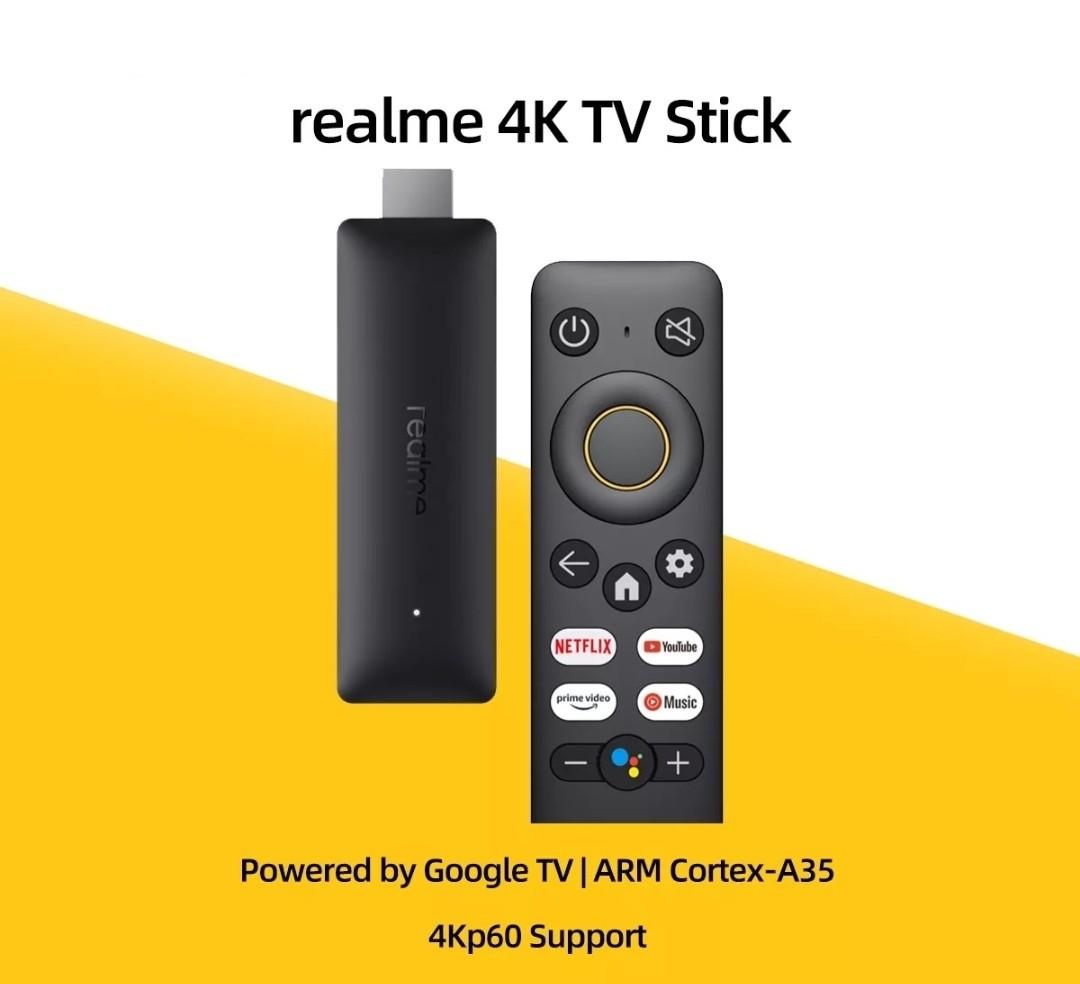 realme Smart TV Stick, Support 4K, Support Bluetooth & HDMI