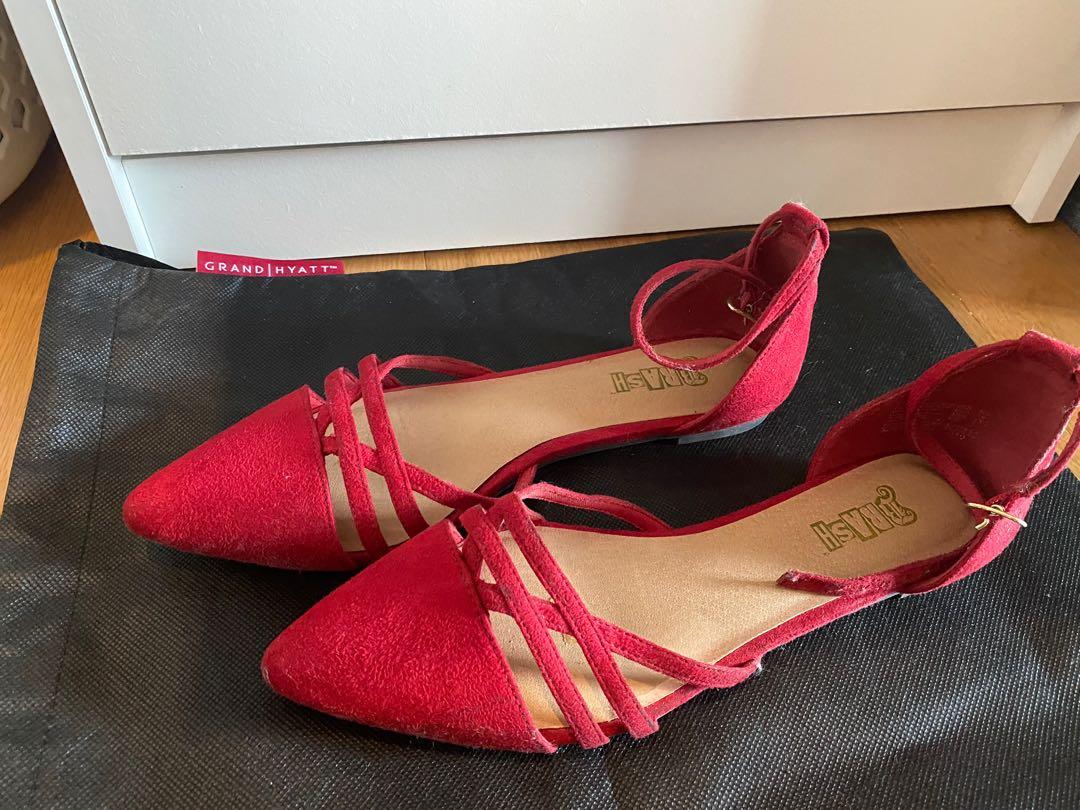 Red Flats by Payless Women s Fashion Footwear Flats Sandals