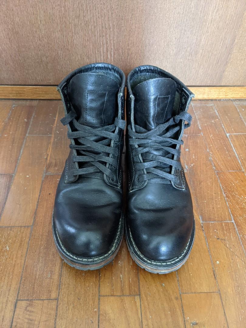 Red wing army boots sale