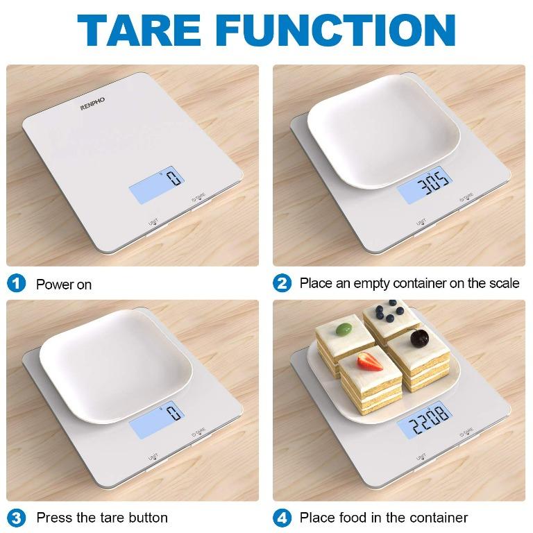 Smart Kitchen Scale, Multifunction Nutritional Scale with Nutritional  Calculator and Timer, Food Scale, Coffee Scale for Keto, Macro, Calorie and  Weight Loss, Bluetooth