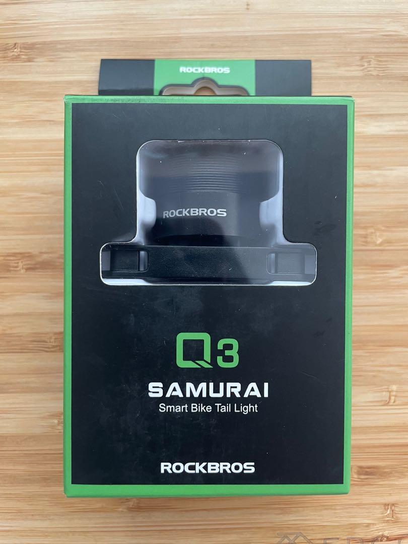 Rockbros Q3 Samurai Smart Brake Light Rear, Sports Equipment, Bicycles & Parts, Bicycles on ...
