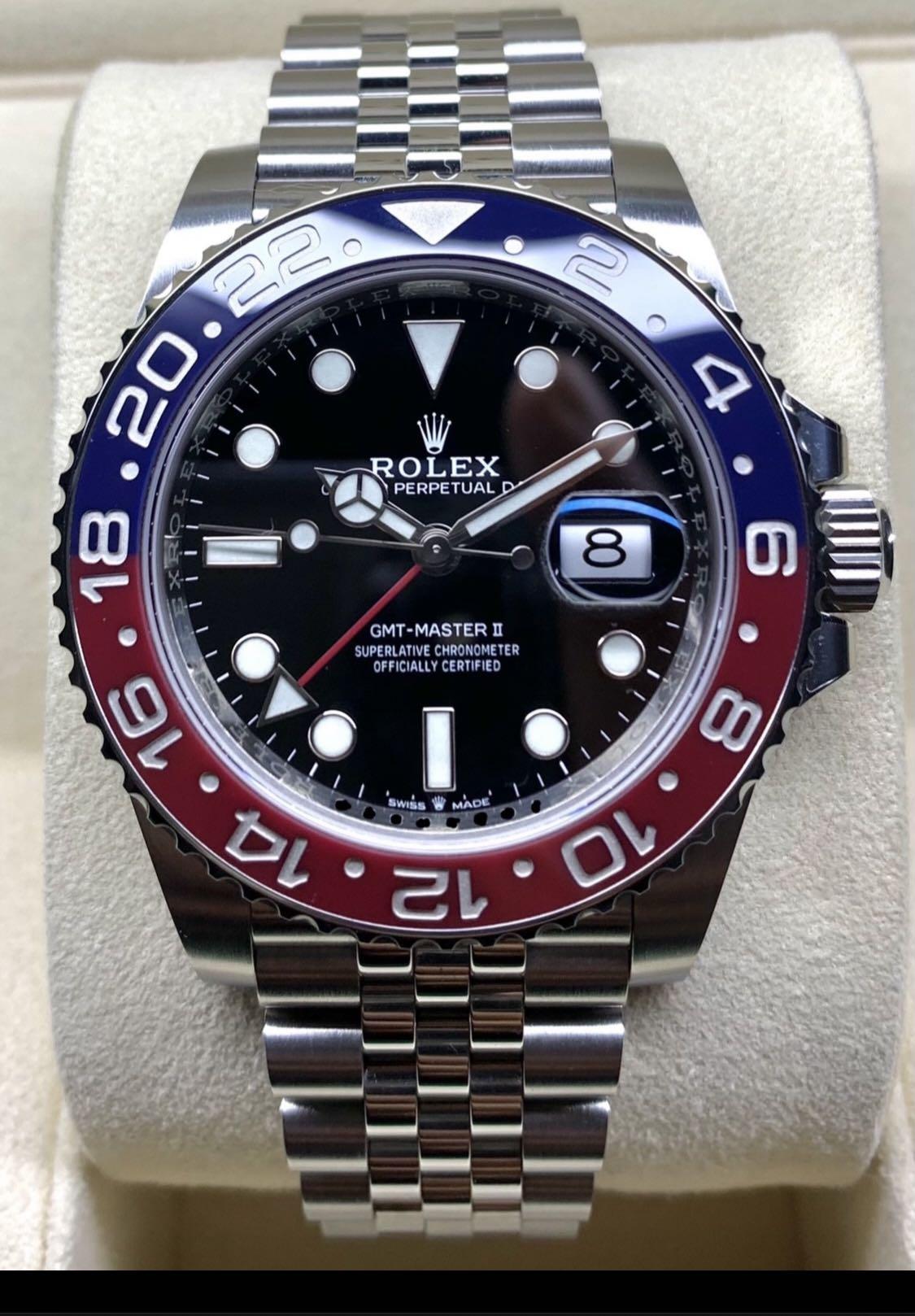 rolex gmt master ii pepsi availability