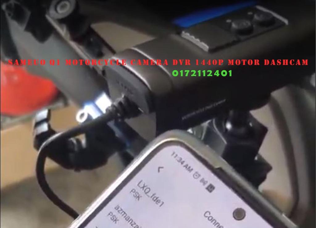 Sameuo Q1 Motorcycle Camera Video Recorder 1440p Dash Cam Moto Bike Camera  Helset Camera Motorcycle Dvr Waterproof Dashcam Wifi - Motorcycle Dvr -  AliExpress