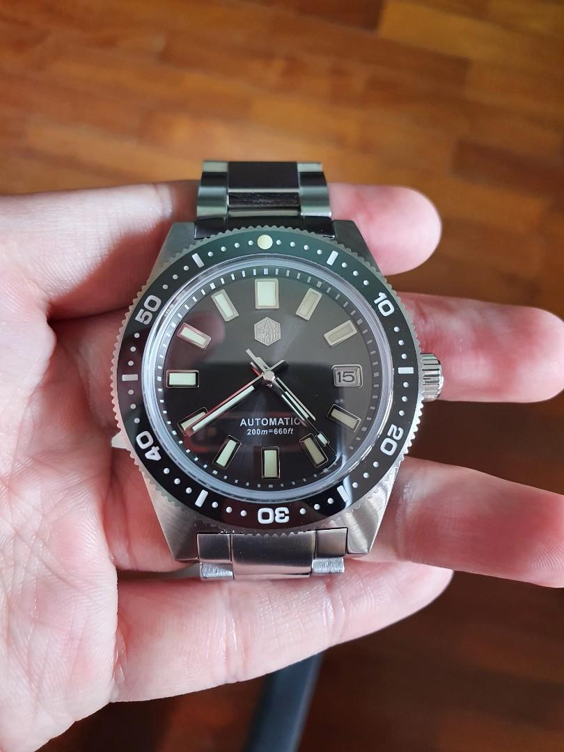 San Martin 62MAS SN007-G V4 LNIB, Luxury, Watches on Carousell
