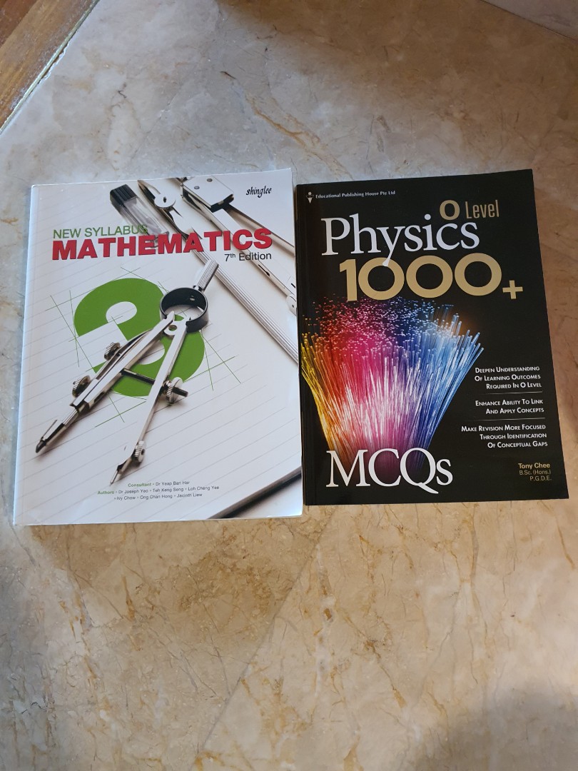 Sec 3 Maths textbook & Sec 4 physics assessment, Hobbies & Toys, Books ...