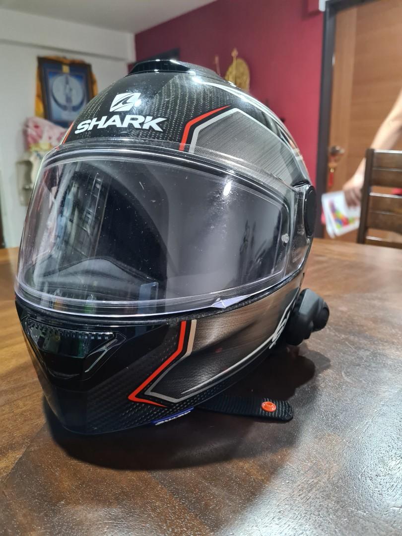 Shark spartan cheap carbon guintoli helmet