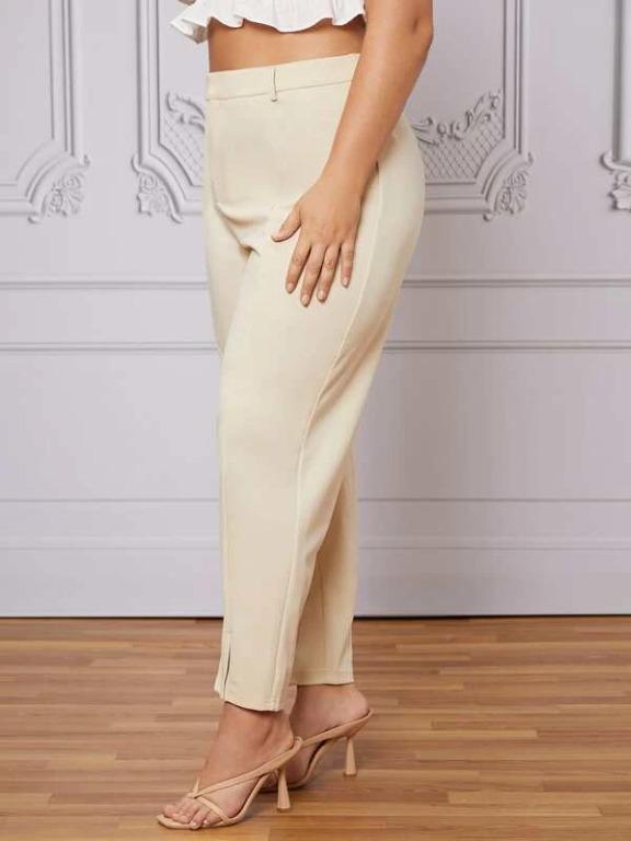 Slit hem pants - Women