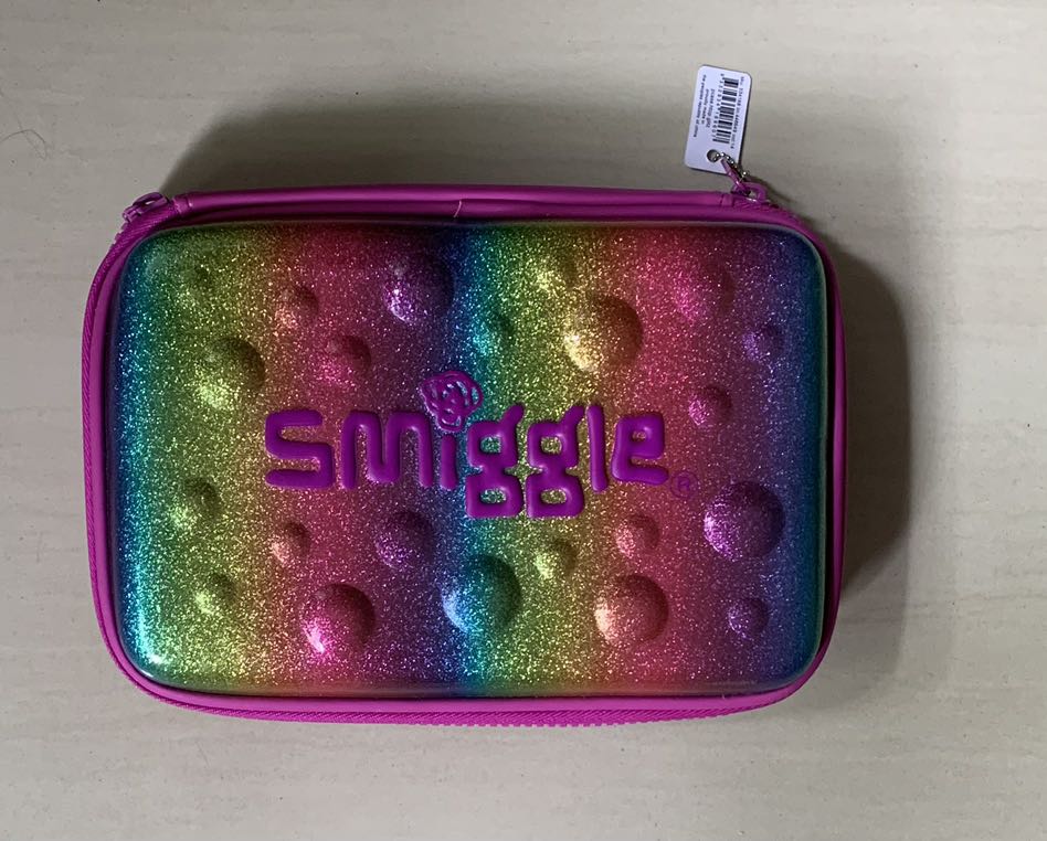 smiggle rainbow pencil case