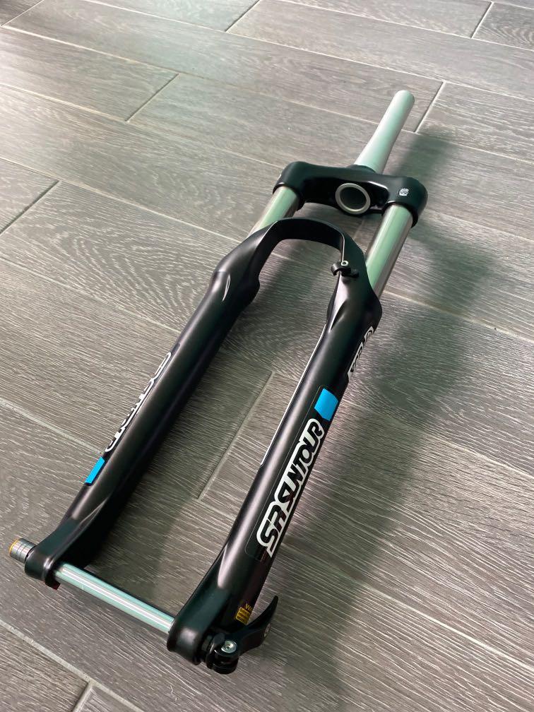 Suntour xcr hot sale thru axle