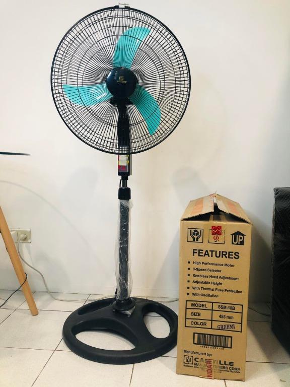 Standard 18" Electric Stand Fan Banana Blade SSM18B (Assorted Color