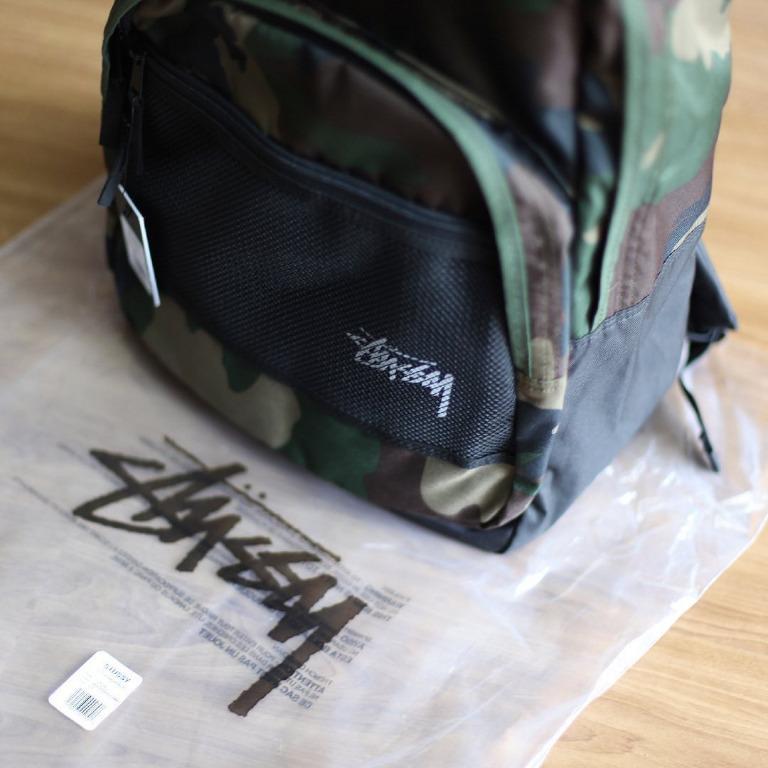 Stussy camo backpack cheap