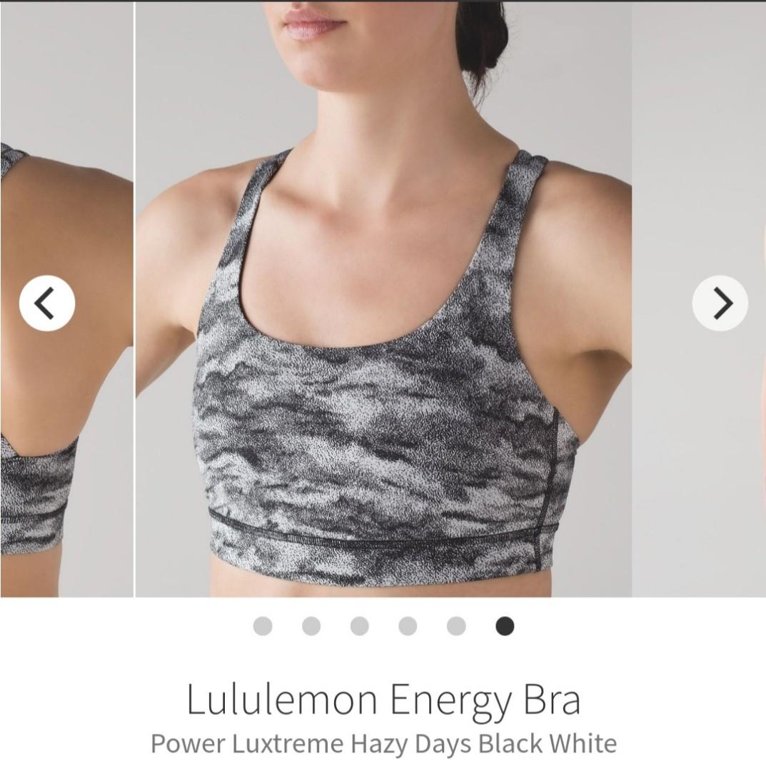Lululemon Energy Bra Size 2, Women's Fashion, Activewear on Carousell