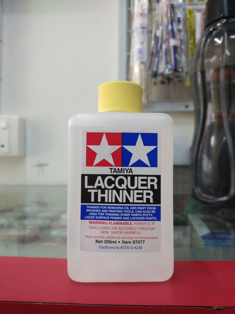 Tamiya Lacquer Paint Thinner (250ml), Hobbies & Toys, Stationery