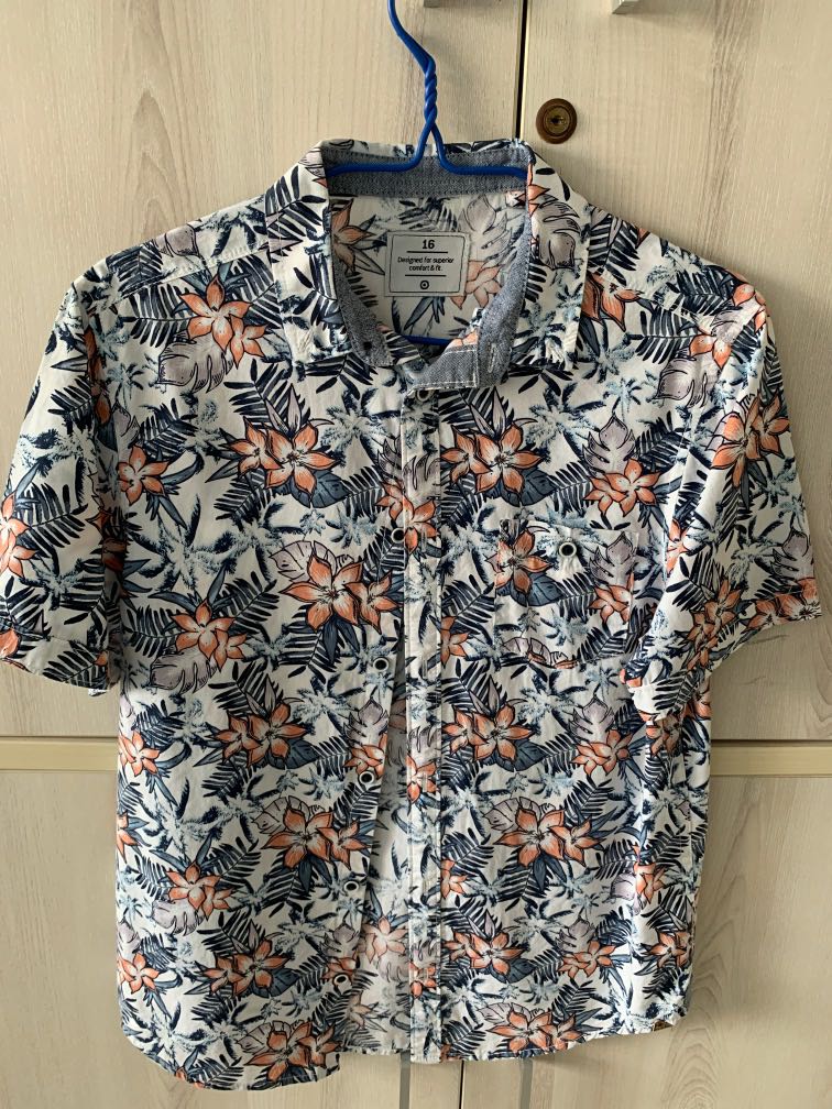 Target Short Sleeve Shirt, Men's 