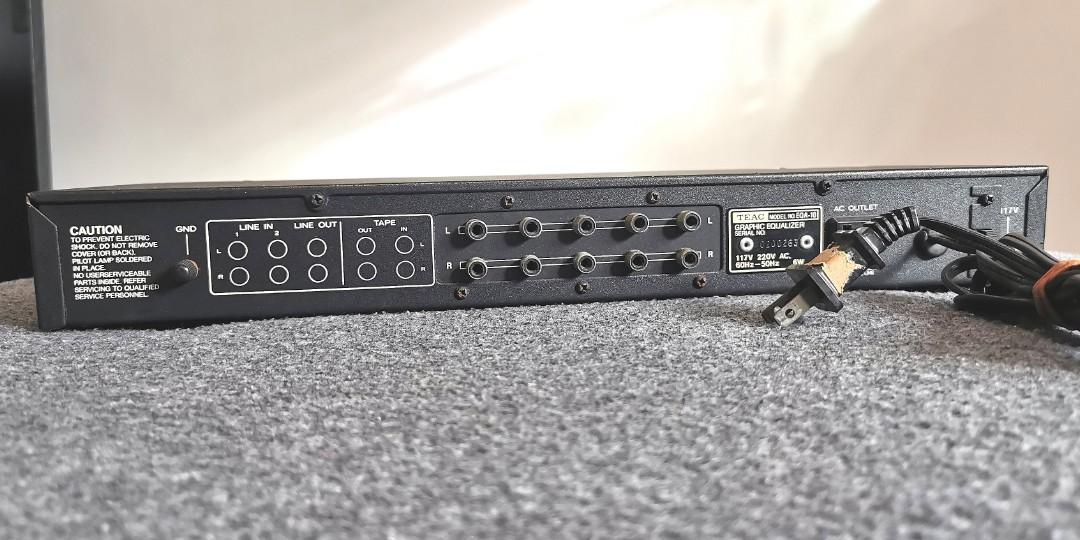 Teac EQA10 Dual 10 Band Home Theater Graphic Equalizer With Spectrum